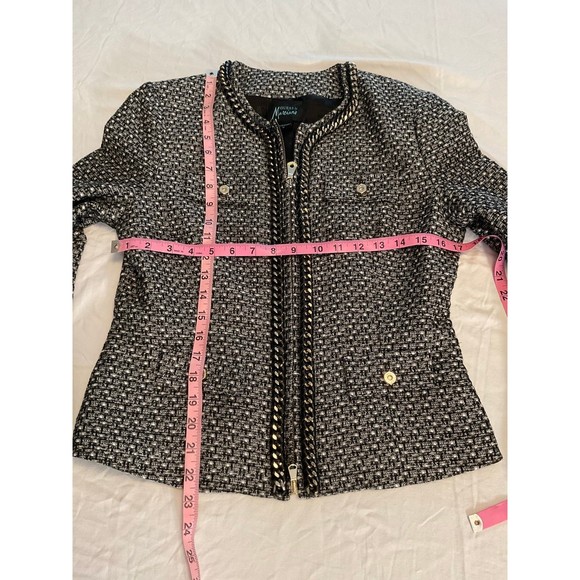 Women's Medium Black Gold Guess by Marciano Dress Jacket - Picture 6 of 7